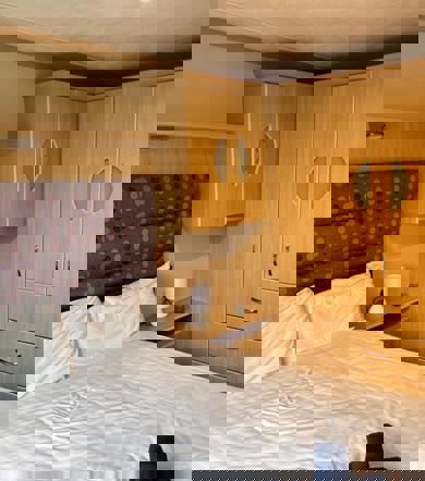 Carnaby Casablanca, master bedroom with wardrobe at Dartmoor View