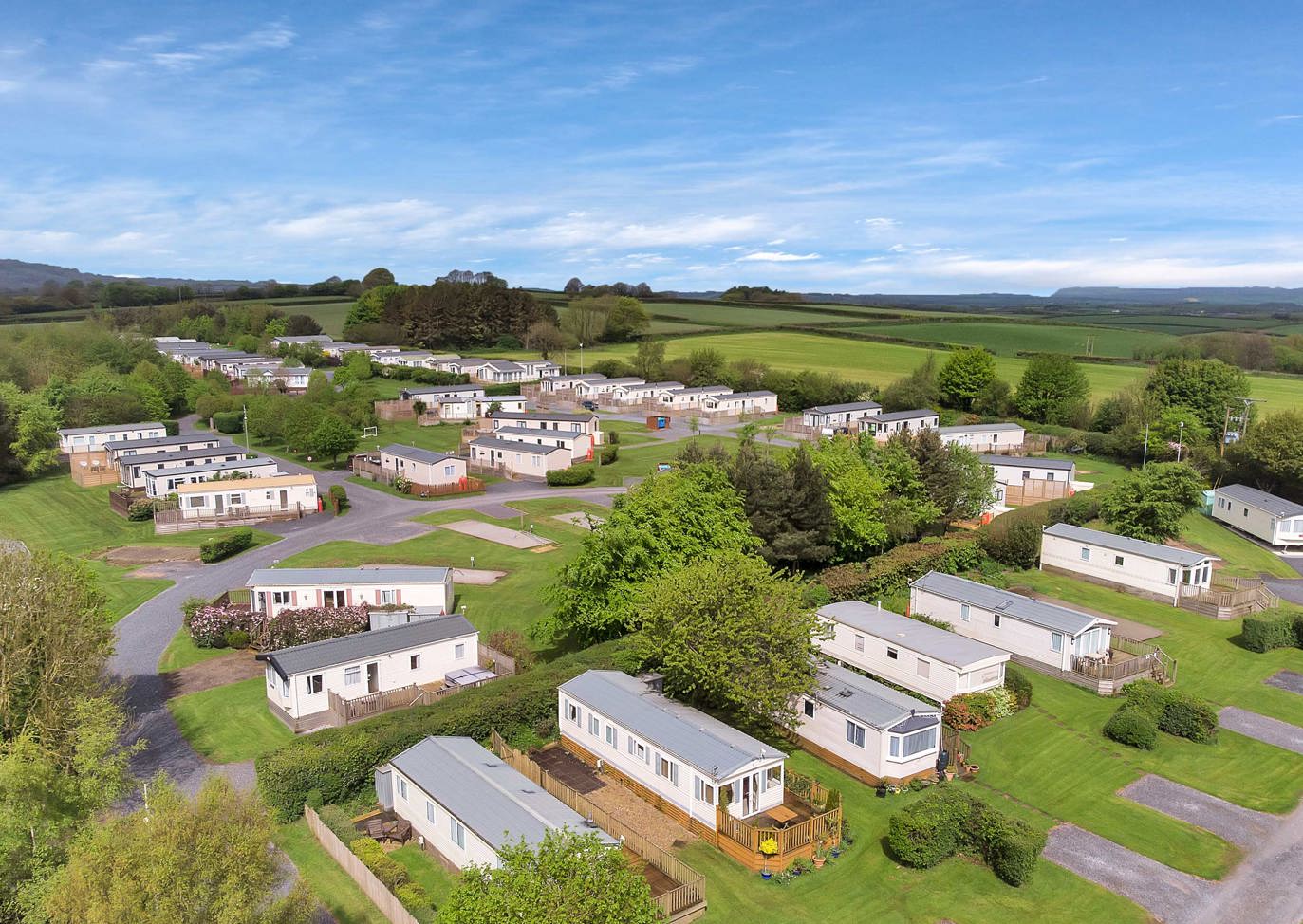 Dartmoor Aerial View Of Park