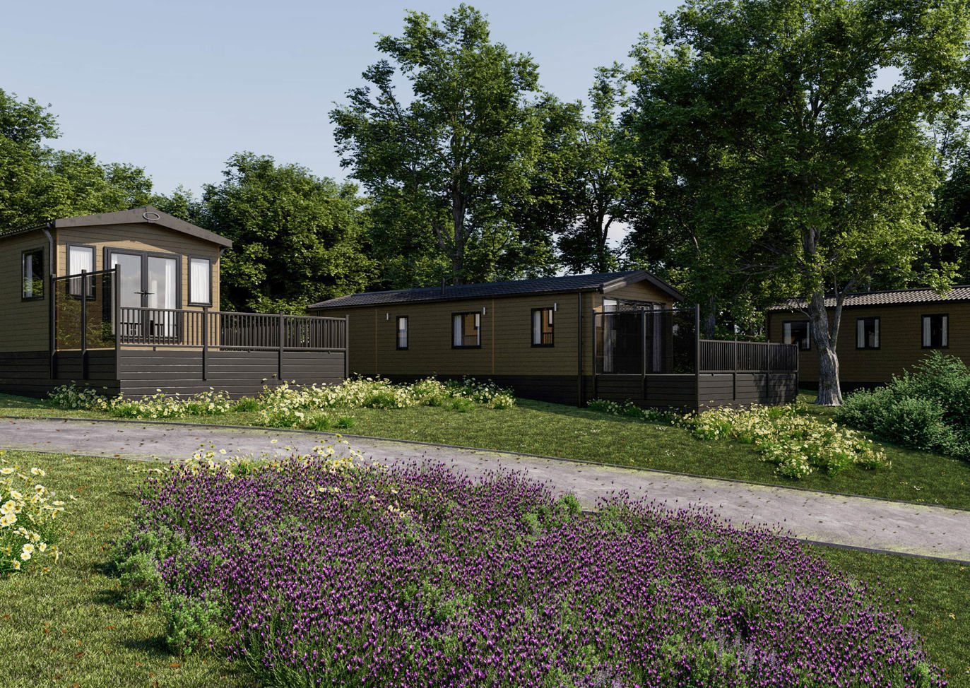 Devon Hills Meadows Development Lodges On The Hill