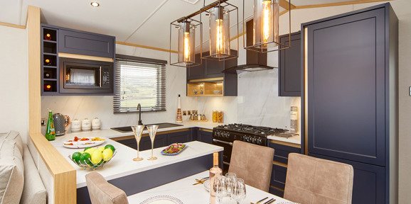 Carnaby Chantry, kitchen at Crugan