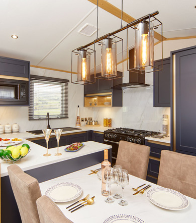 Carnaby Chantry, kitchen at Crugan