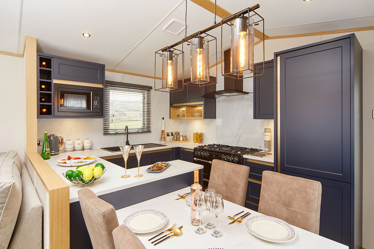 Carnaby Chantry, kitchen at Crugan