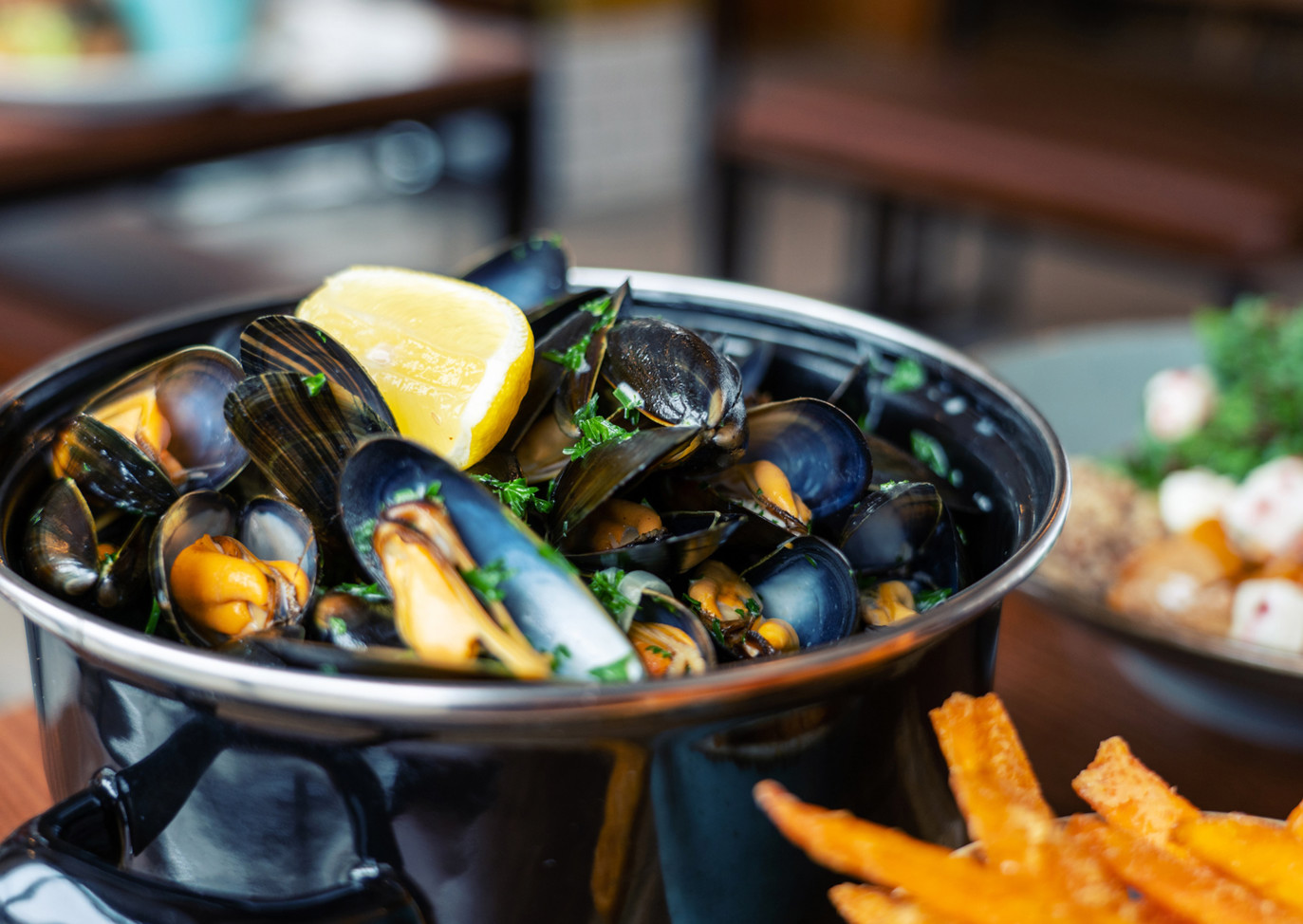 Devon Hills Local Area Mussels And Chips