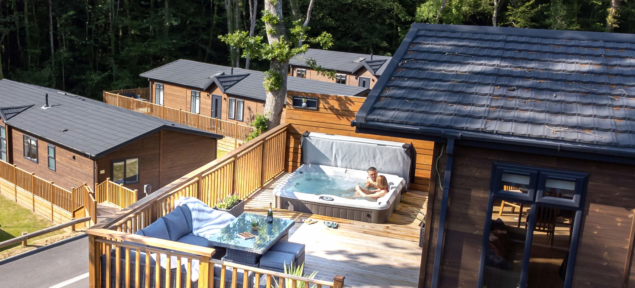 Finlake Hot Tub With Tree Top Views