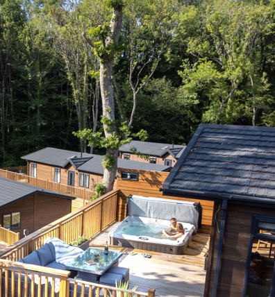 Finlake Hot Tub With Tree Top Views