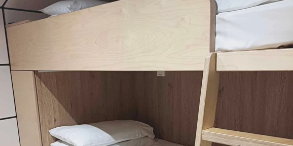 Signature Pod, bunk beds at Finlake