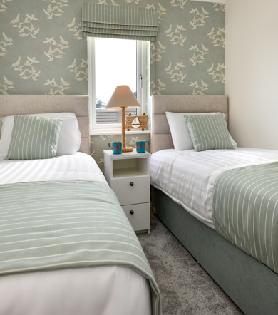 The Warren, Oakgrove Shearwater, twin bedroom