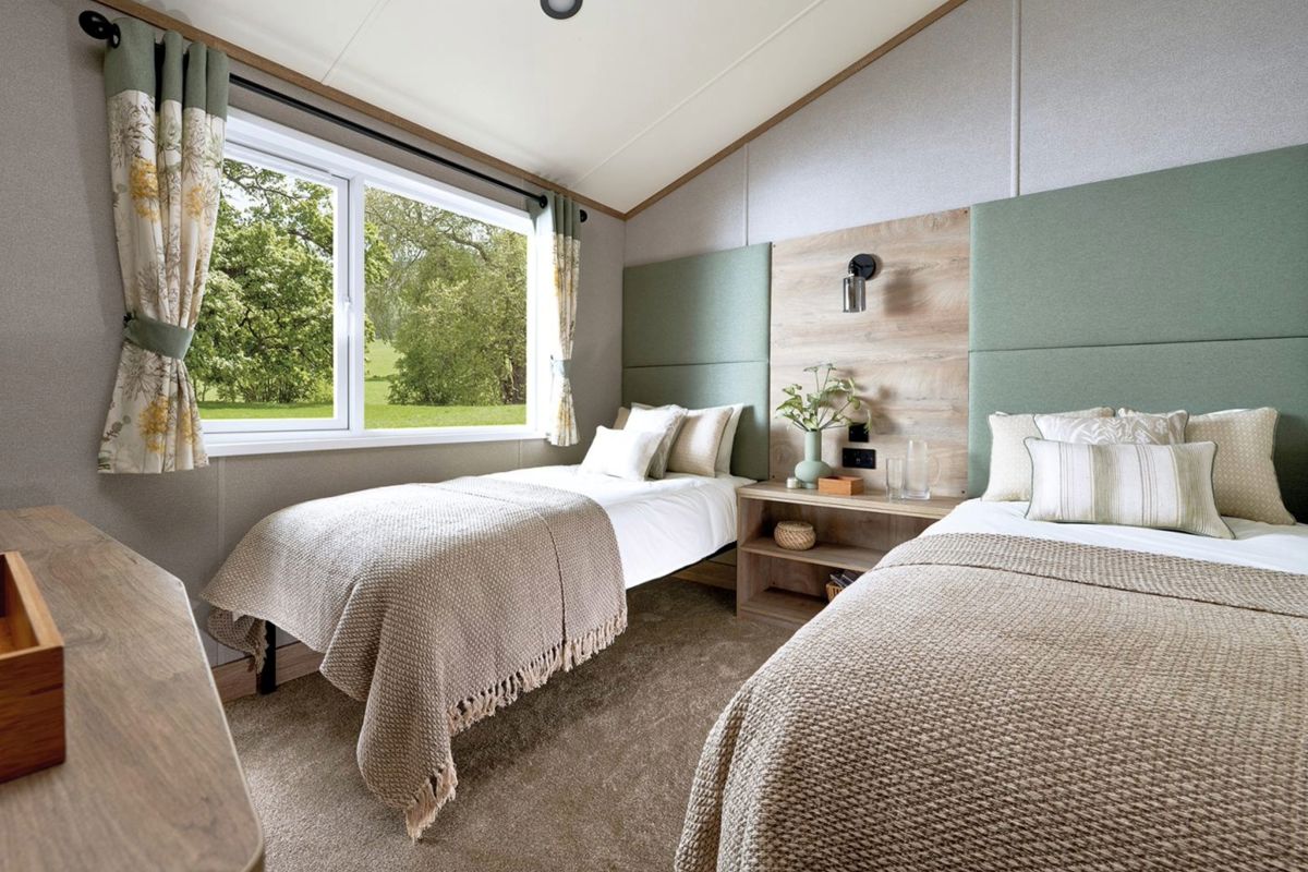 ABI Kielder Exclusive, Twin Bedroom at Brokerswood