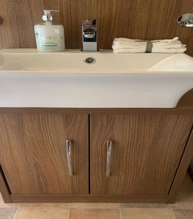 Carnaby Finesse, bathroom sink at Finlake