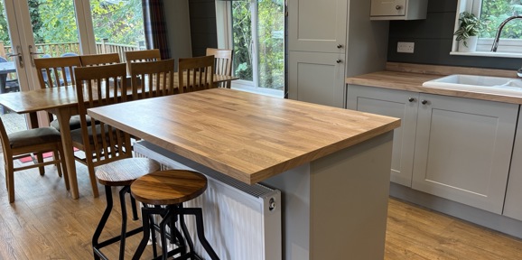 Prestige Foresters, dining room at Brokerswood