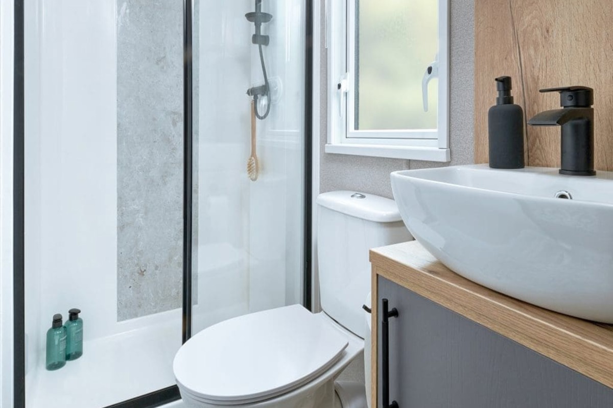 ABI St David, bathroom at Praa Sands