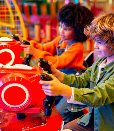 Devon Hills Local Area Kids Playing In Arcade (Pier)