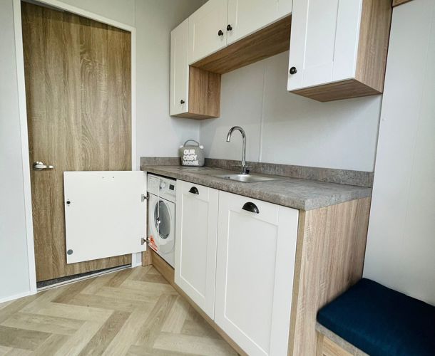 Willerby Pinehurst, kitchen at Delamere