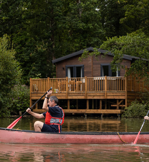 Brokerswood Men In Canoe
