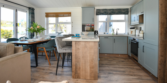 Wessex Dune, living area at The Warren