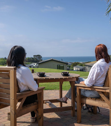 Praa Sands Drinks Outside The Boathouse