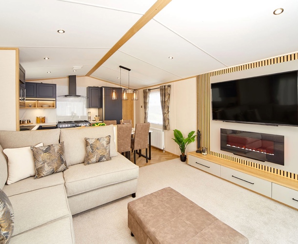 Carnaby Chantry, living area space at Delamere