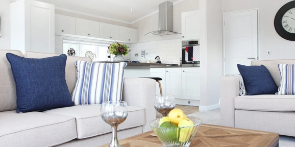 Omar Alderney, coffee table in lounge at Brokerswood