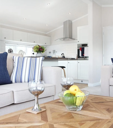 Omar Alderney, coffee table in lounge at Brokerswood