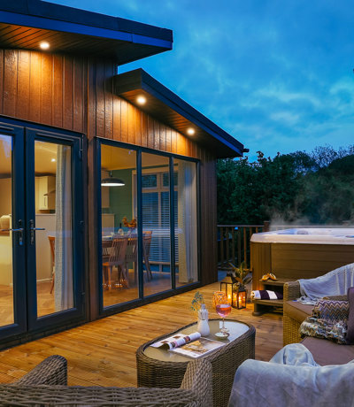 Finlake Evening In A Hot Tub