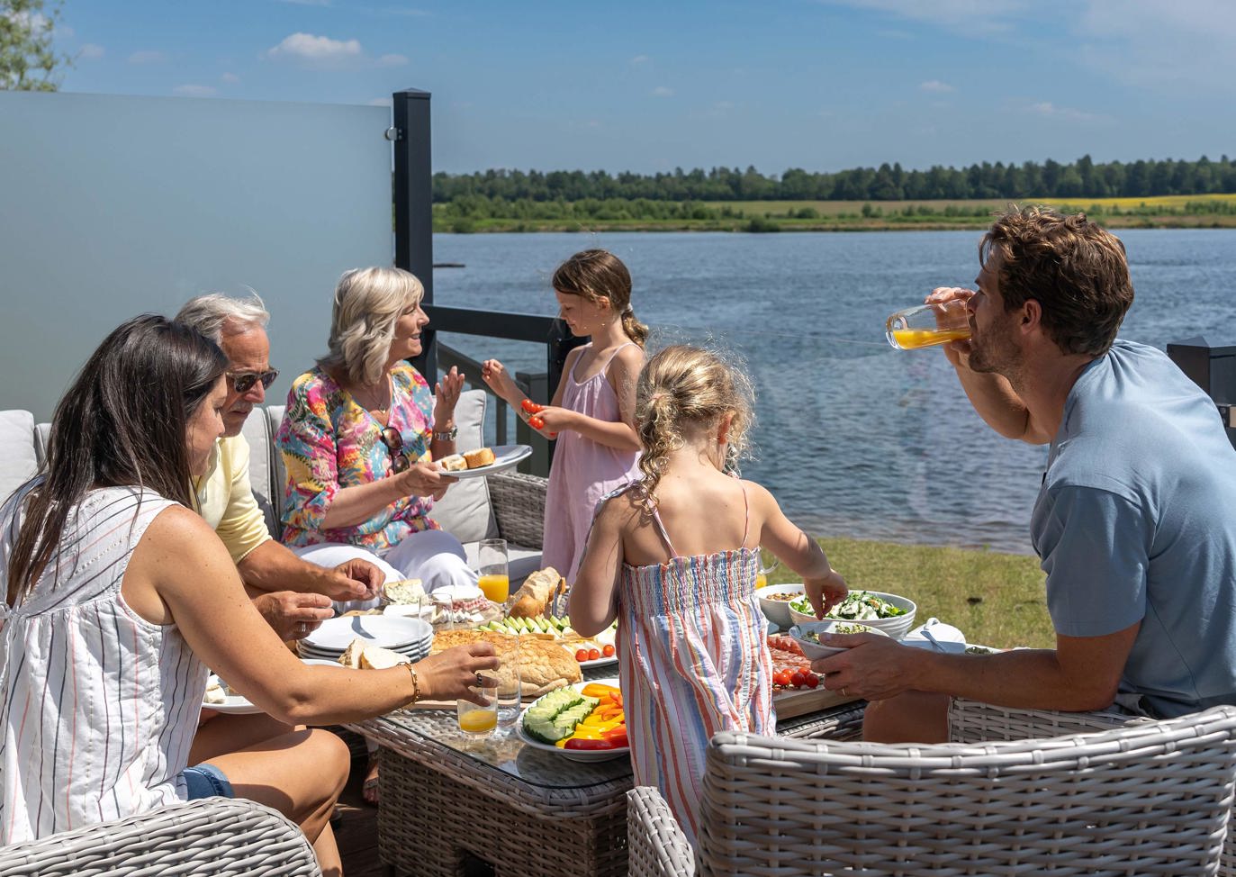 Delamere Family Eating
