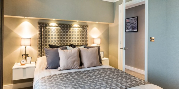 Prestige Bella Vista, master bedroom lighting at Delamere