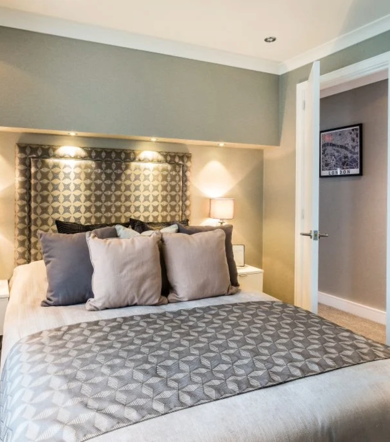 Prestige Bella Vista, master bedroom lighting at Delamere