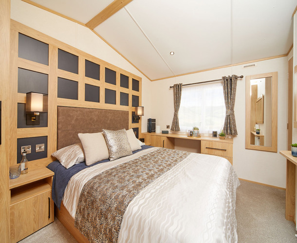 Carnaby Chantry, master bedroom at Crugan 