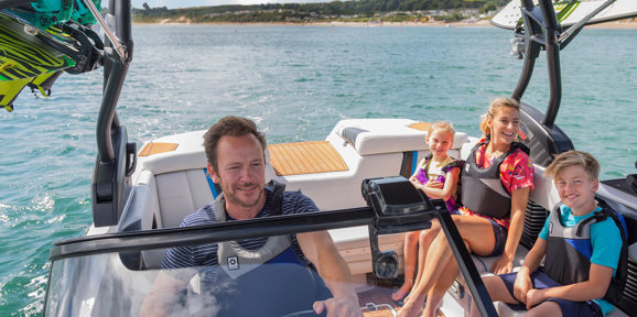 The Warren Family On A Boat