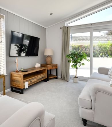 Prestige Oyster Catcher, living room at The Warren Resort & Spa