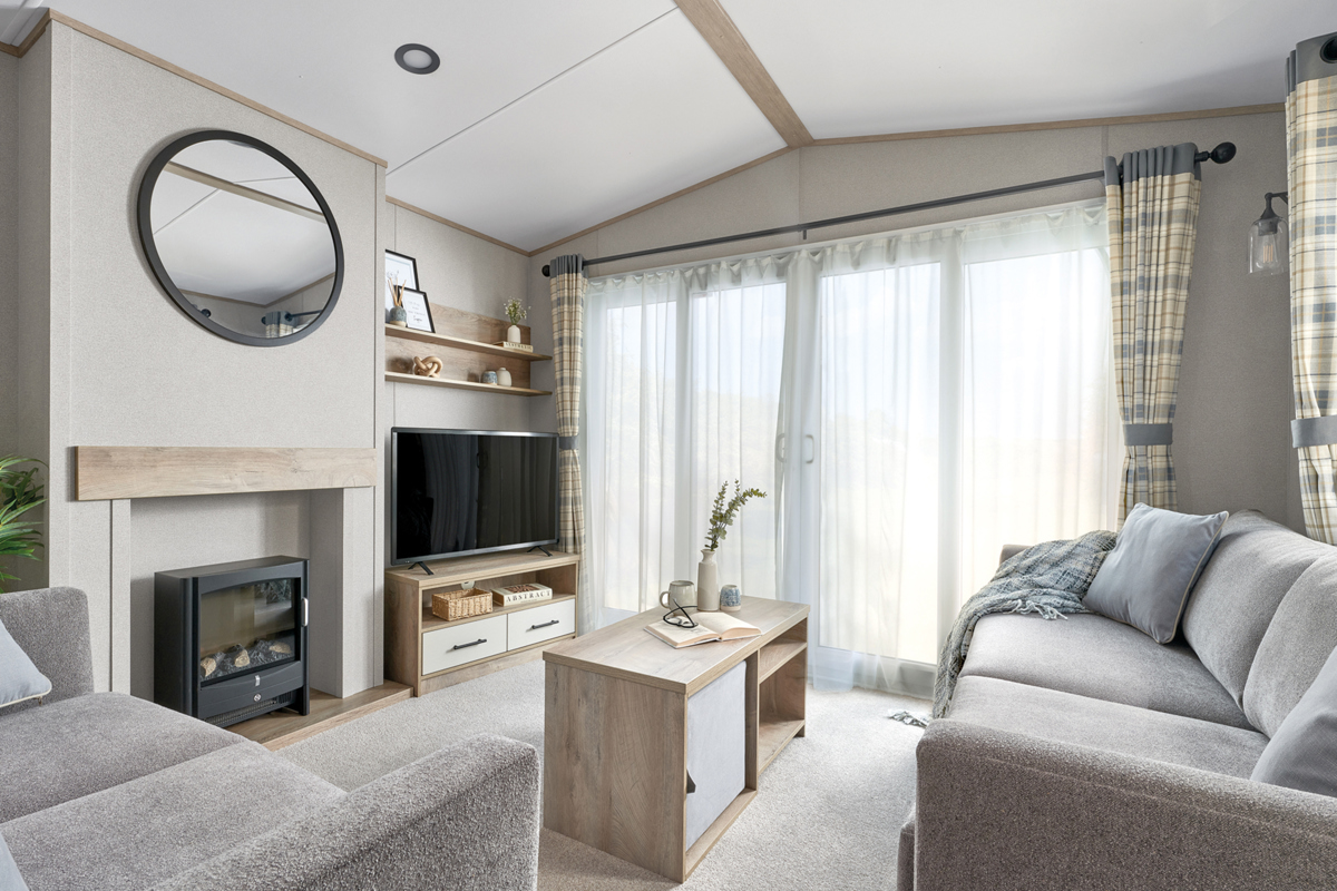 ABI Beverley, lounge with patio doors at Devon Hills