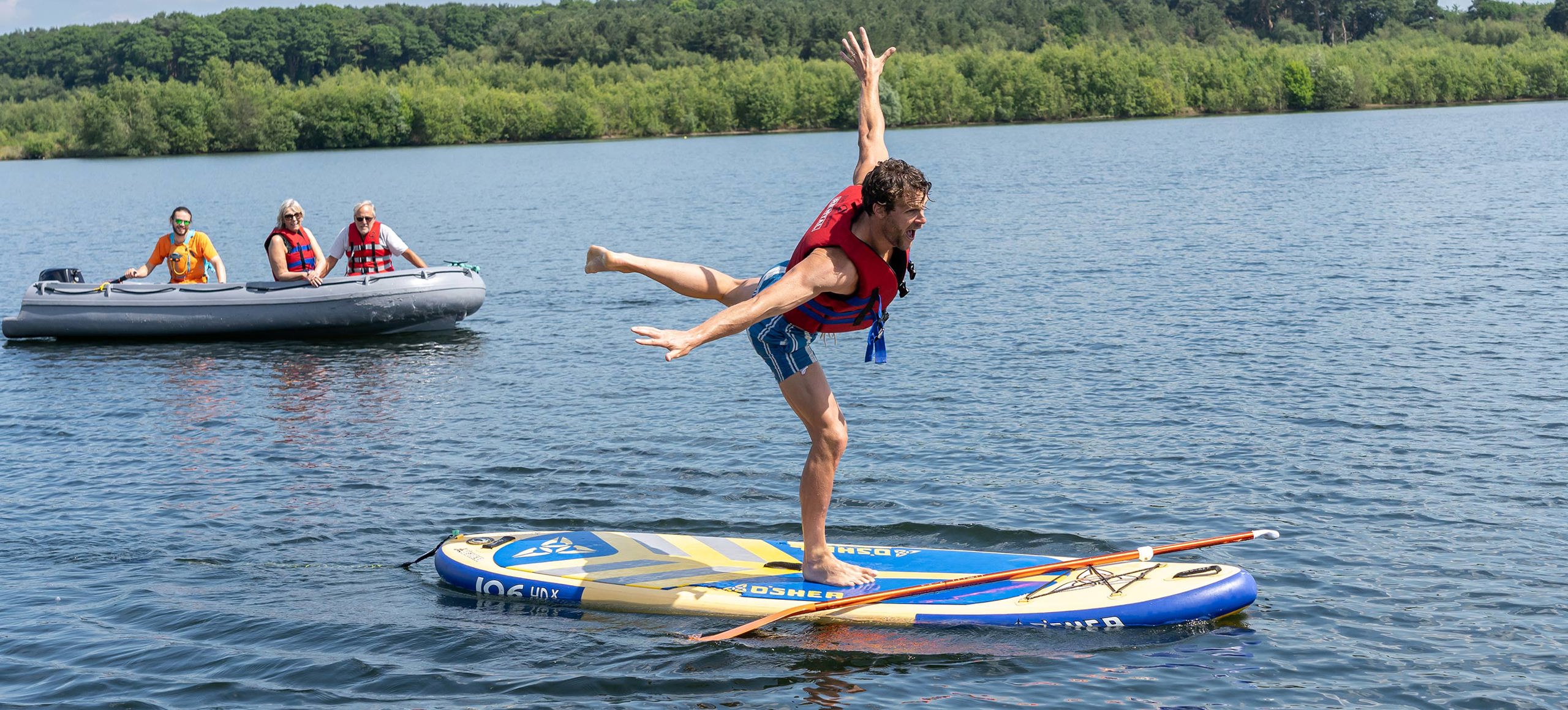 Delamere Balance On Paddleboard