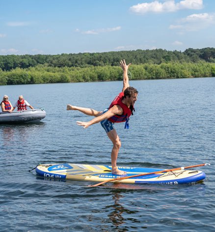 Delamere Balance On Paddleboard