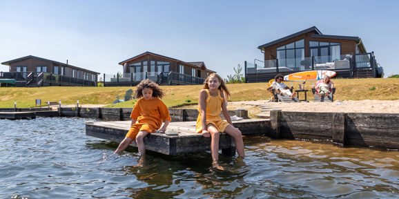 Delamere Family By Lake