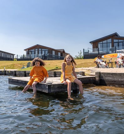 Delamere Family By Lake