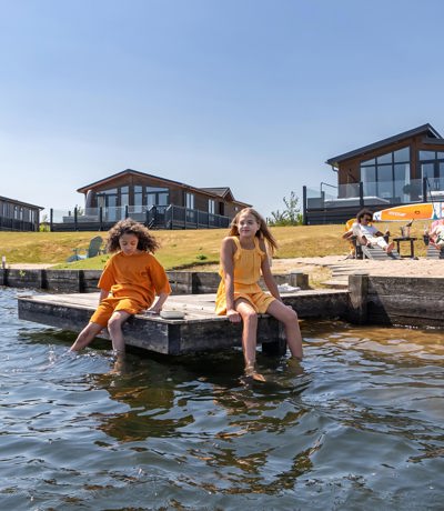Delamere Family By Lake