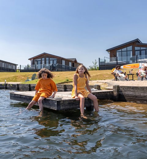 Delamere Family By Lake