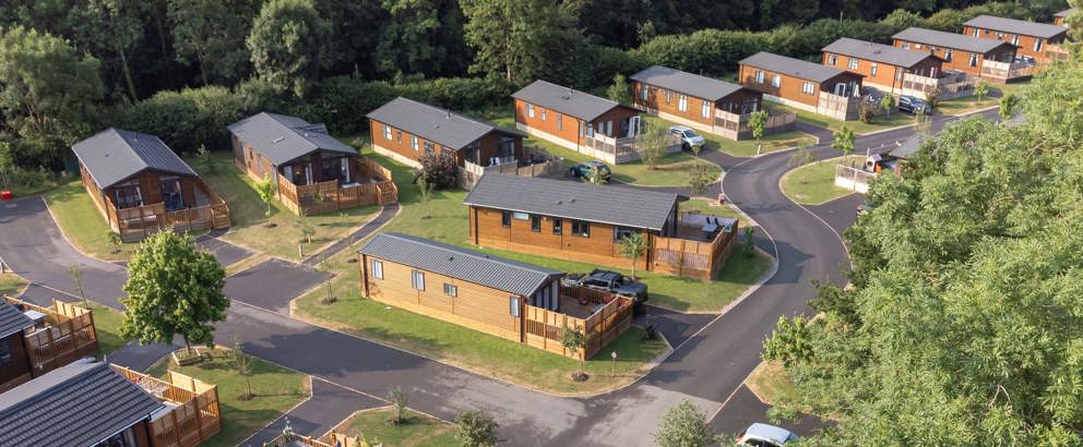 Brokerswood Aerial View Of The Park