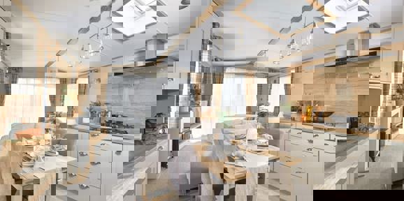 ABI Ambleside, kitchen and living space at Crugan