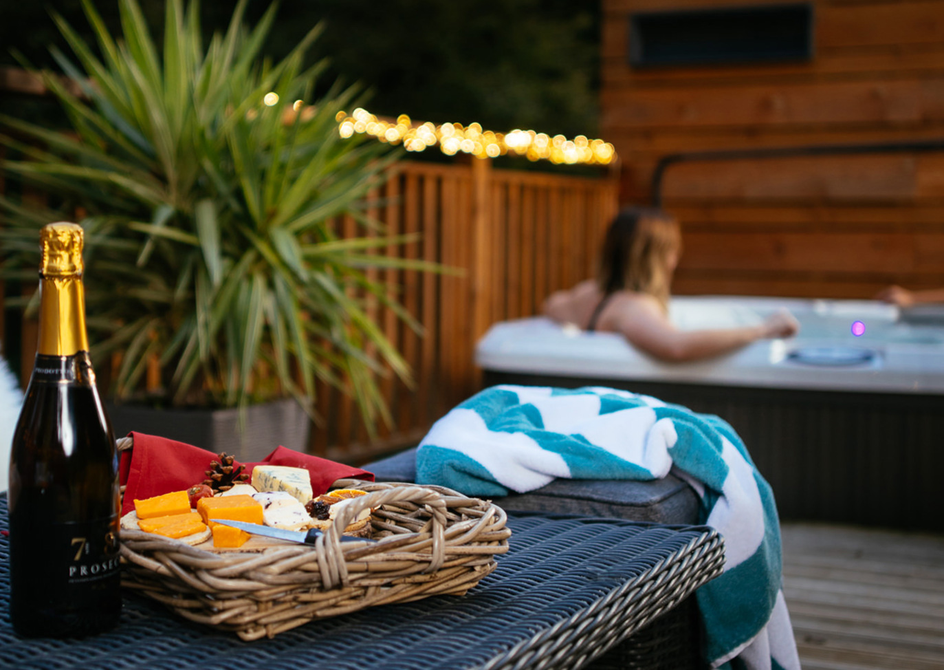 Finlake Winter Hot Tub