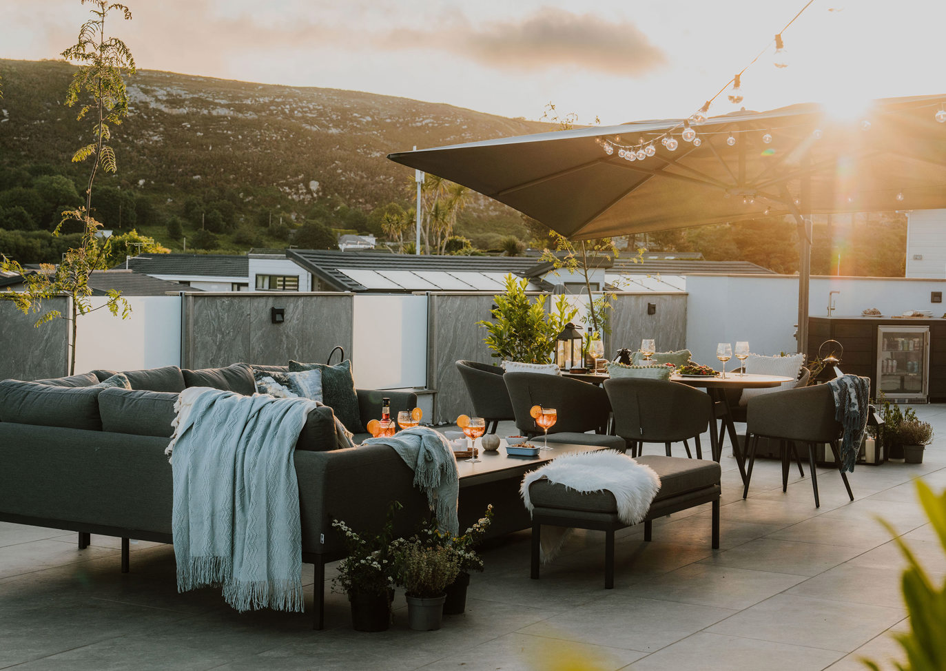 The Warren Decking In The Sunlight