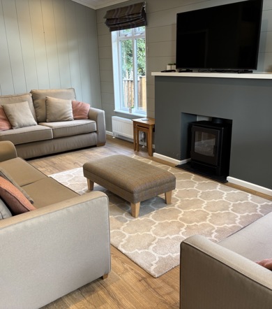 Prestige Foresters, living room at Brokerswood