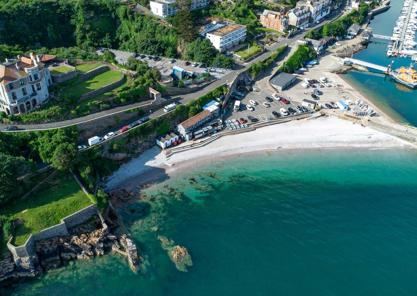 Devon Hills Aerial View Of Local Coastline