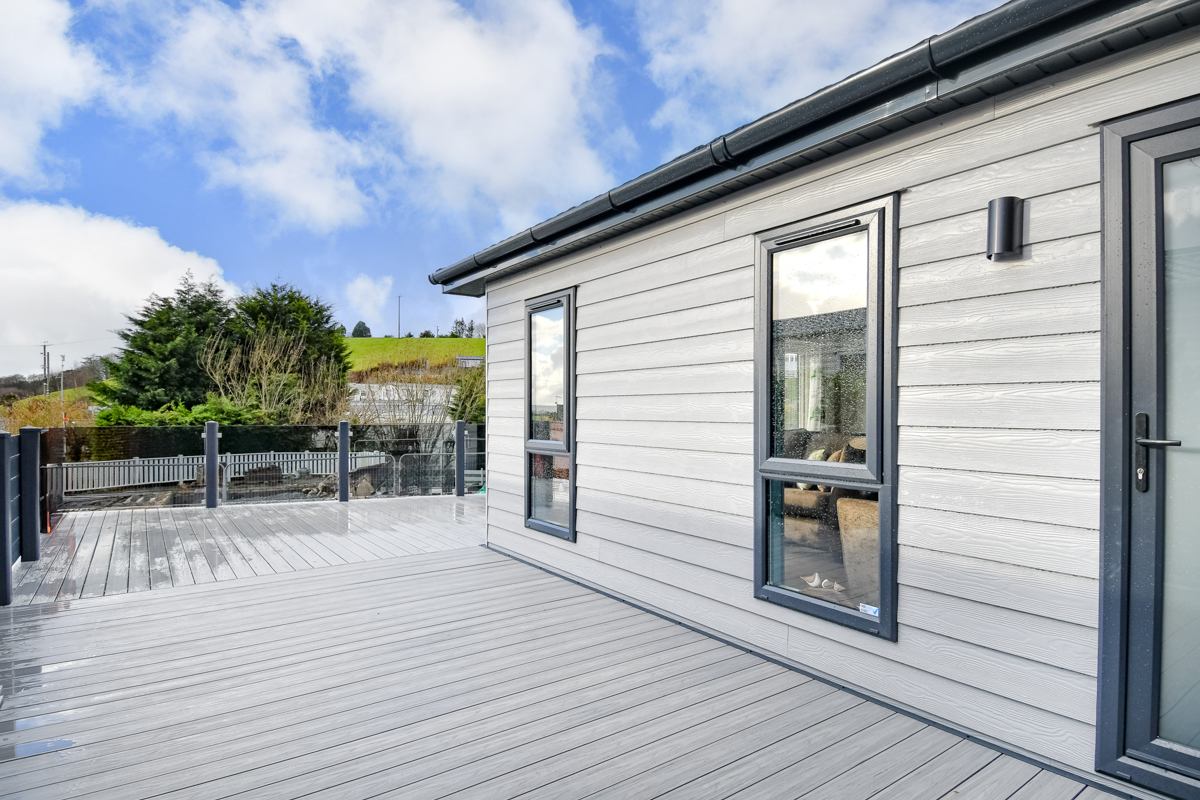 Oakgrove Shearwater, exterior with decking area at TYF