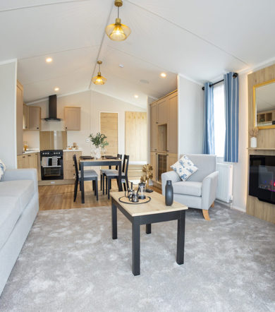 Sunseeker Spirit, living area at Praa Sands