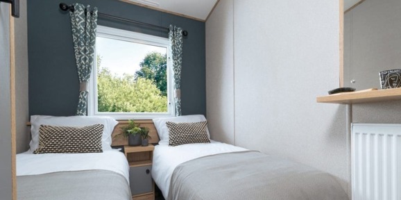 ABI St David, twin bedroom at Praa Sands