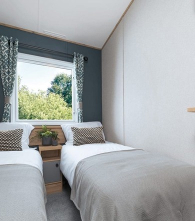 ABI St David, twin bedroom at Praa Sands