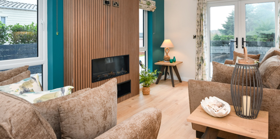 Oakgrove Shearwater, living room with unit and TYF