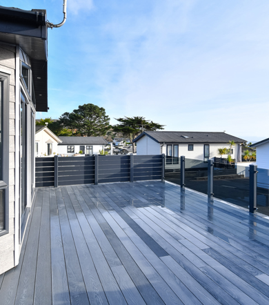 Prestige Navigator, decking at The Warren