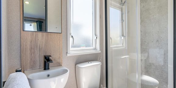 ABI St David, shower room at Praa Sands